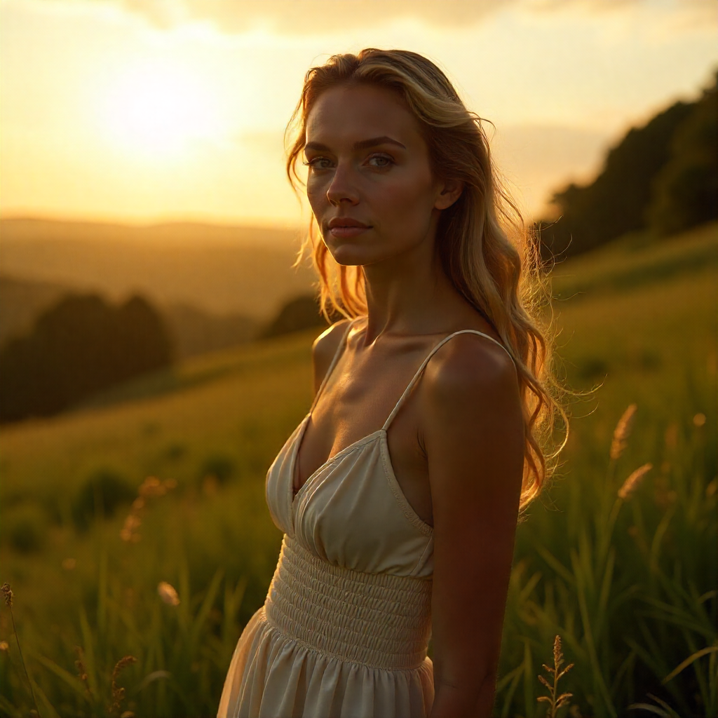 Living room with large indoor plants